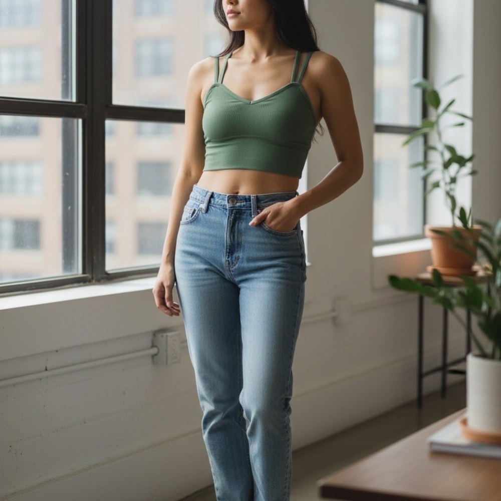 💚 Hunter Green Sweetheart Bralette